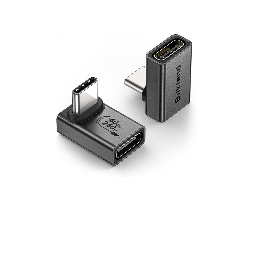 USB C 90 Degree Right Angle Adapter 2 Pack