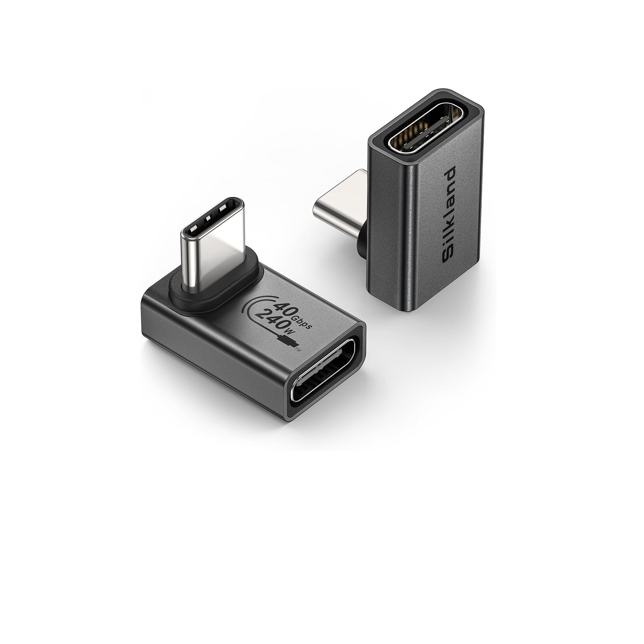 USB C 90 Degree Right Angle Adapter 2 Pack