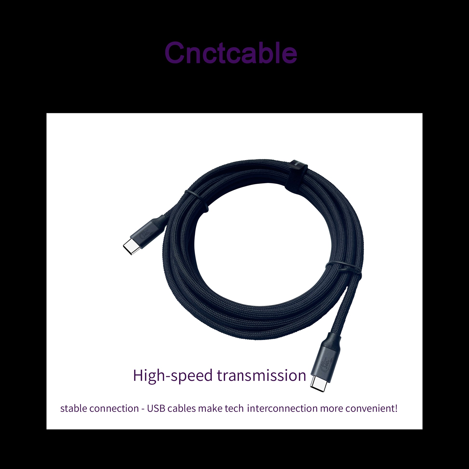 USB 4.0 TYPE C TO C Cable