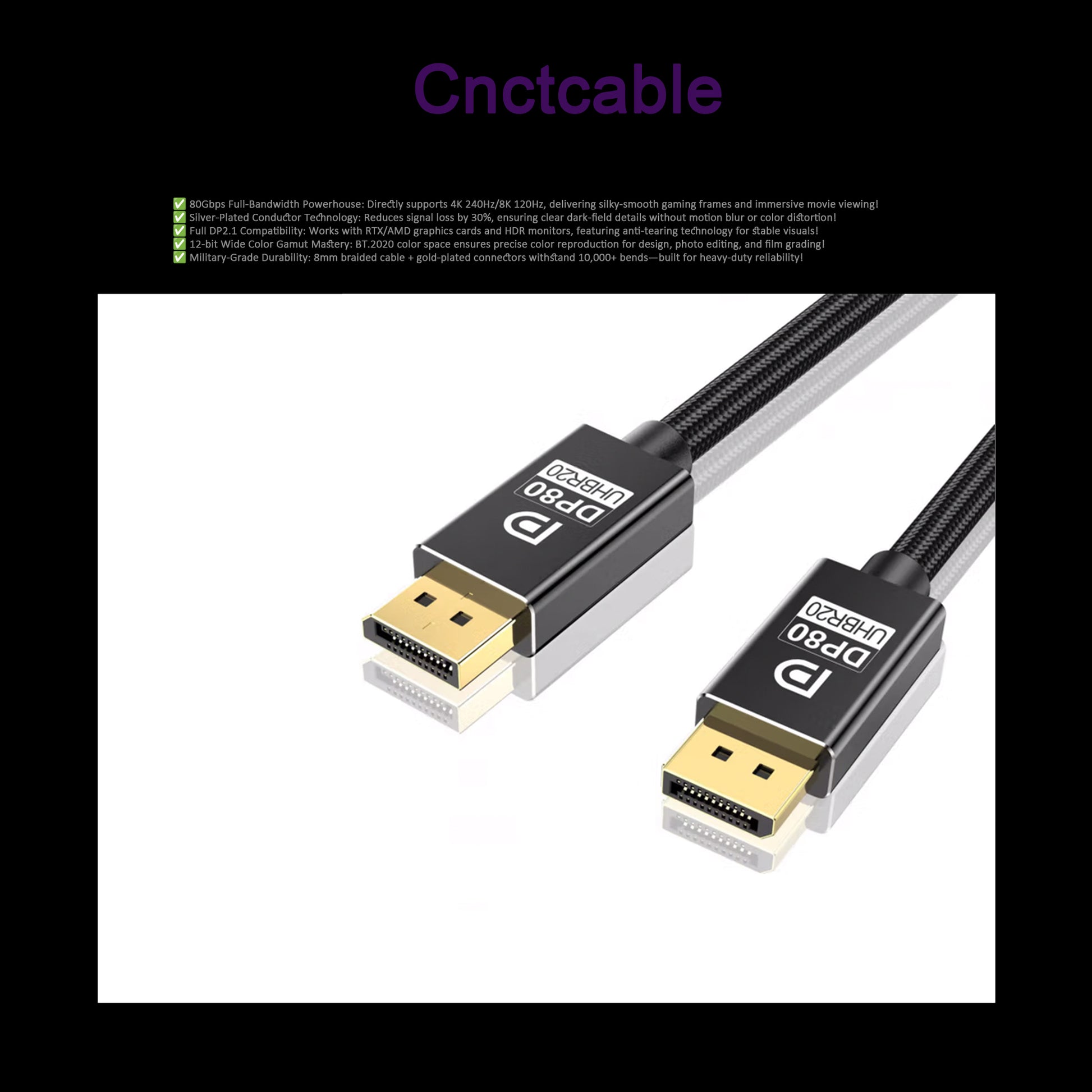 DisplayPort Cable 2.1