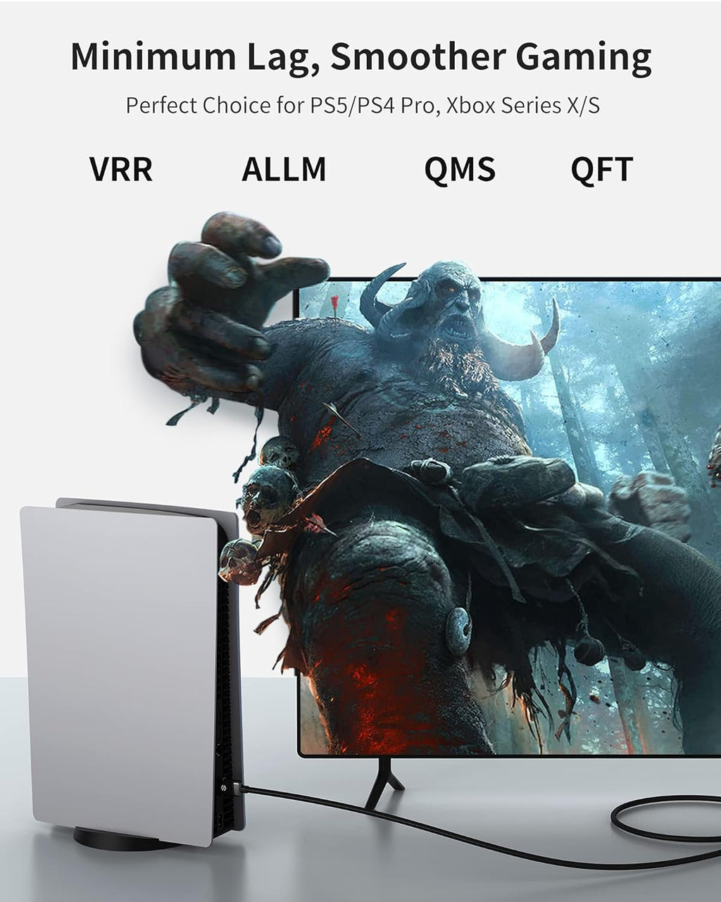 8K HDMI ARC/eARC Cable 2.1 for Soundbar