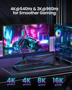 54Gbps DisplayPort Cable 2.1 [VESA Certified]