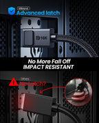 54Gbps DisplayPort Cable 2.1 [VESA Certified]