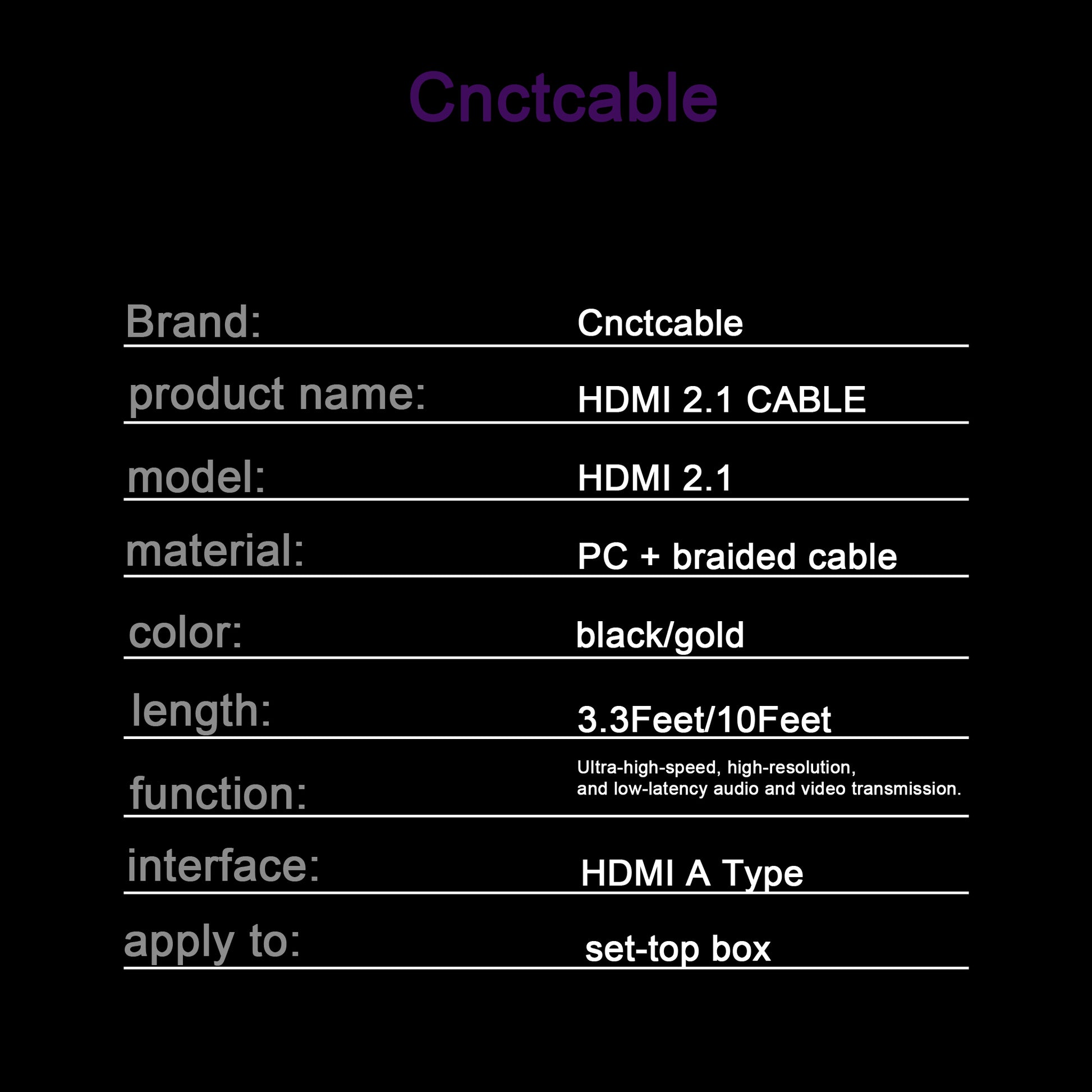 HDMI 2.1 CABLE