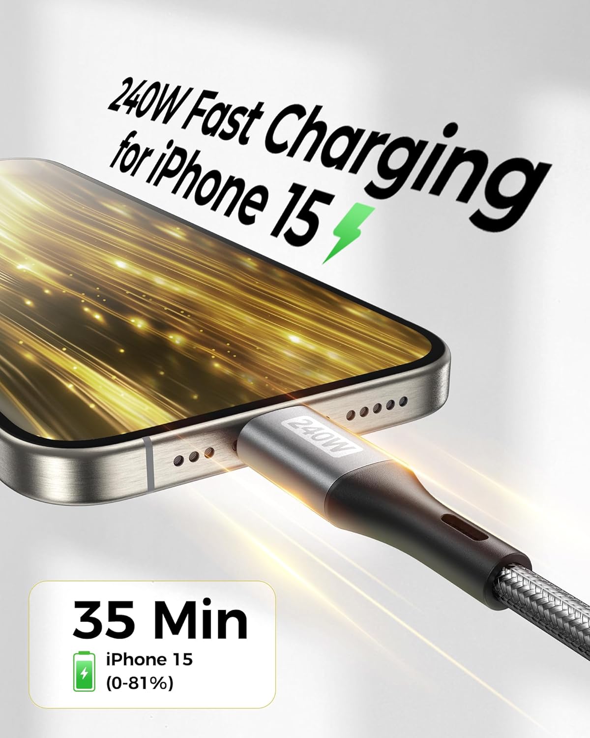 240W USB C to USB C Cable
