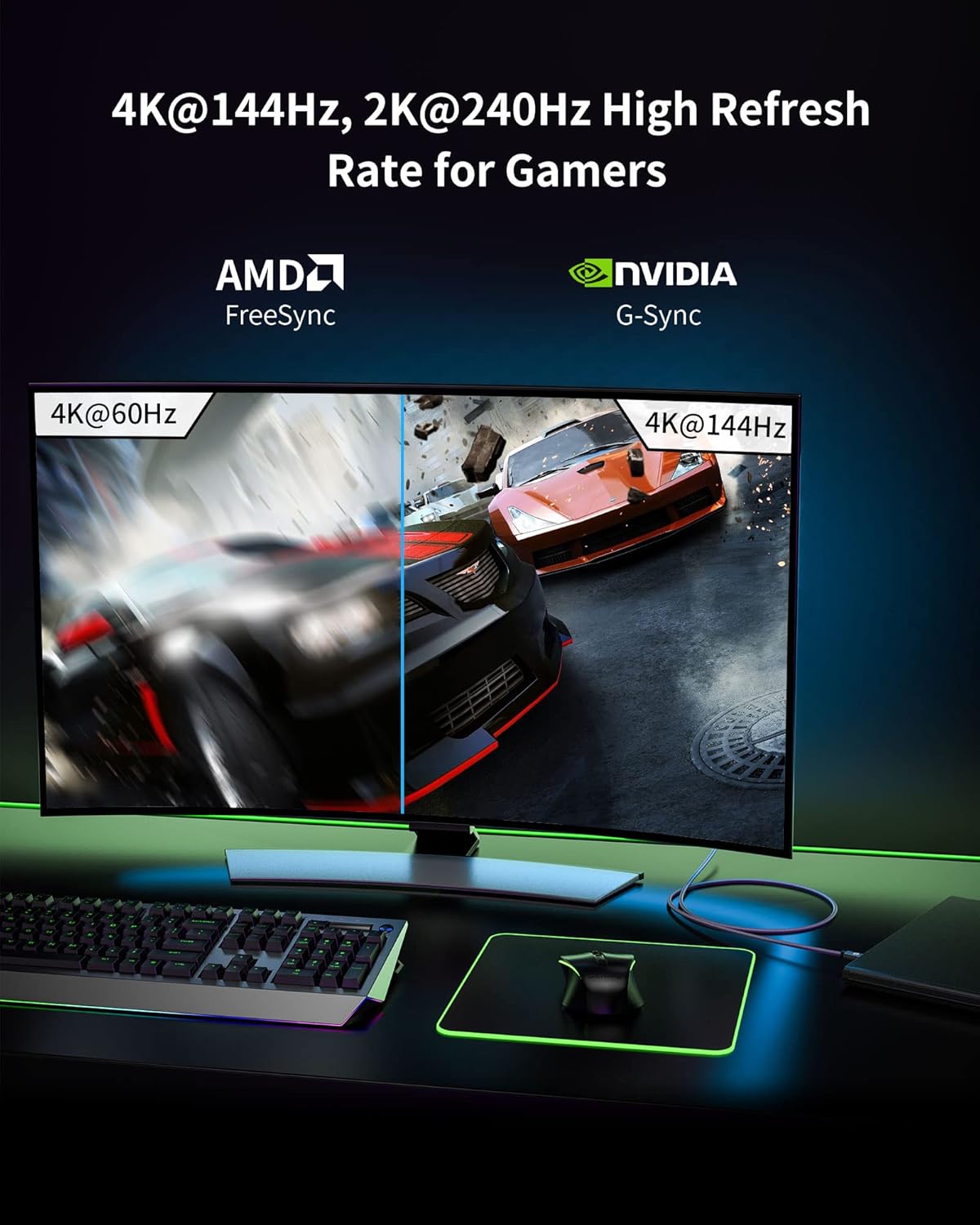 USB C to DisplayPort 1.4 Cable