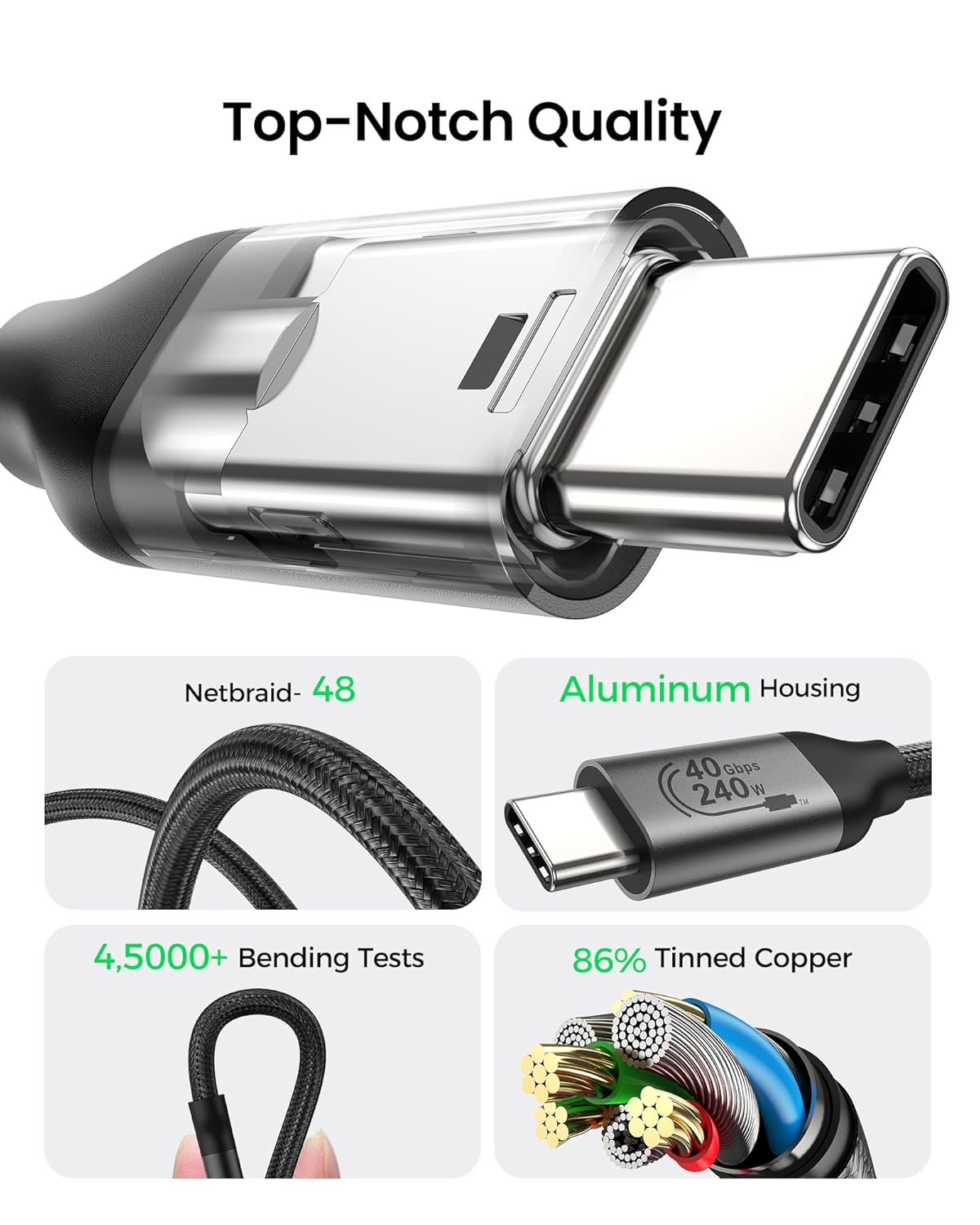 USB 4 for Thunderbolt 4 Cable