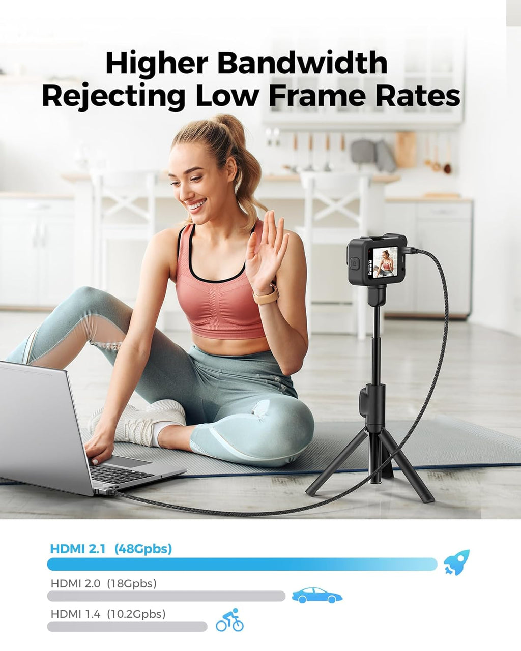 8K 4K Micro HDMI to HDMI Cable