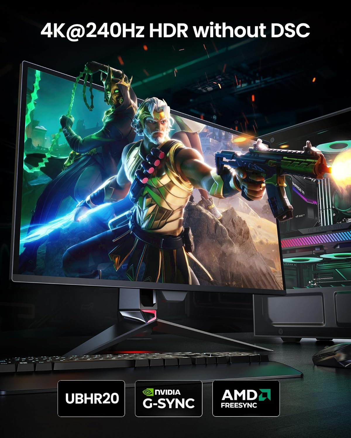 80Gbps DisplayPort Cable 2.1[VESA Certified]