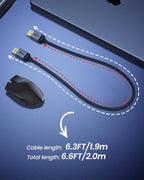80Gbps DisplayPort Cable 2.1[VESA Certified]