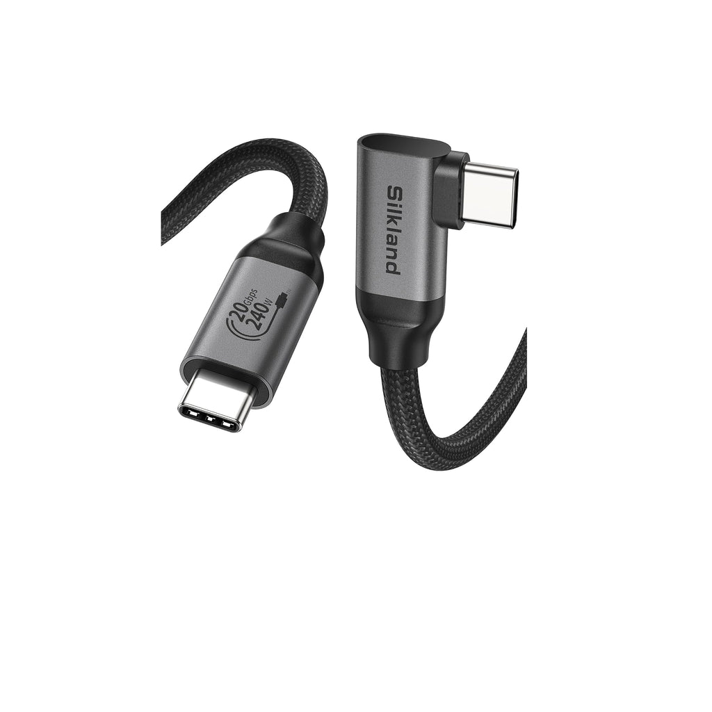 USB C 3.2 Gen 2x2 Cable Right Angle