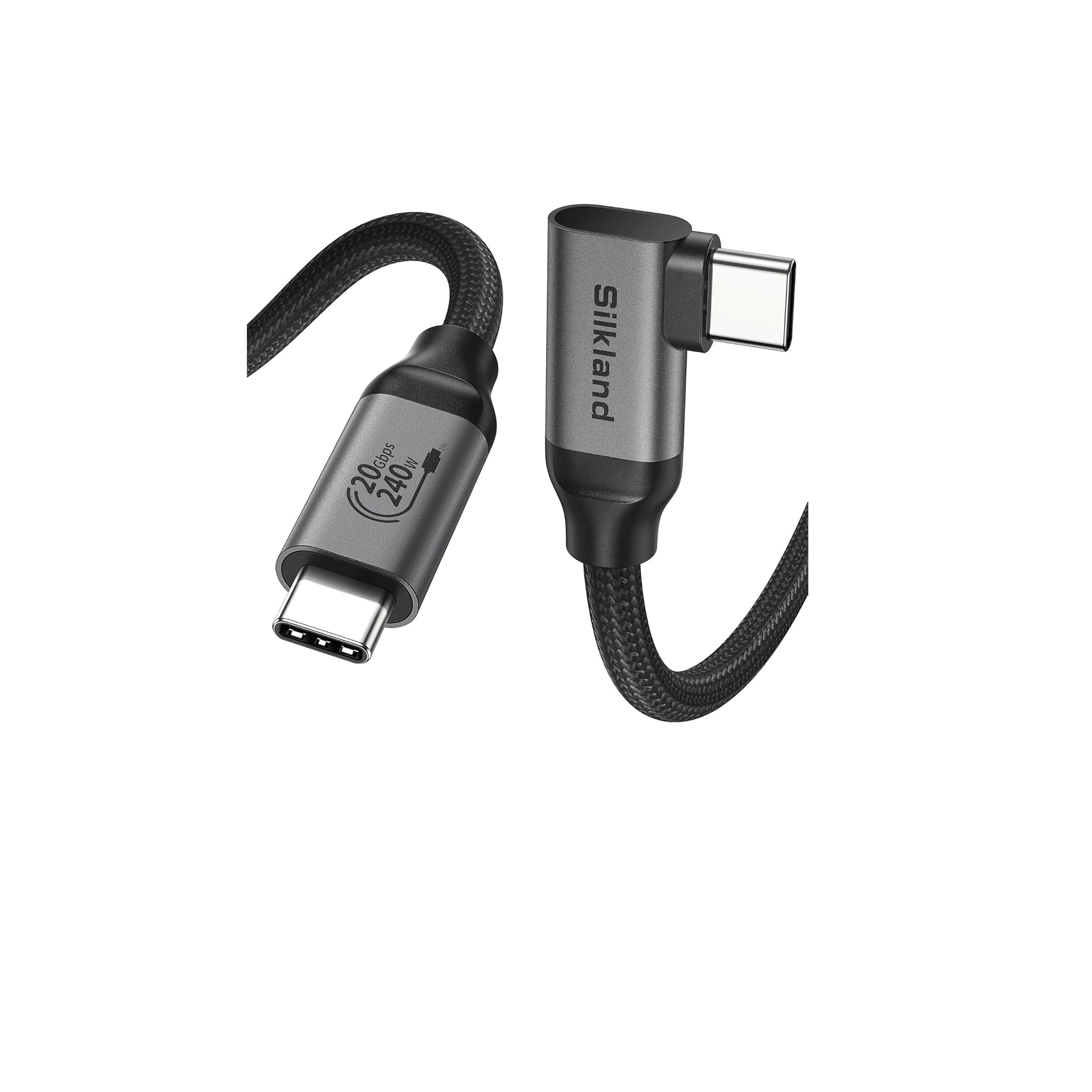 USB C 3.2 Gen 2x2 Cable Right Angle